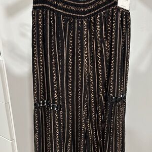 Chic Striped Wide Leg Pants